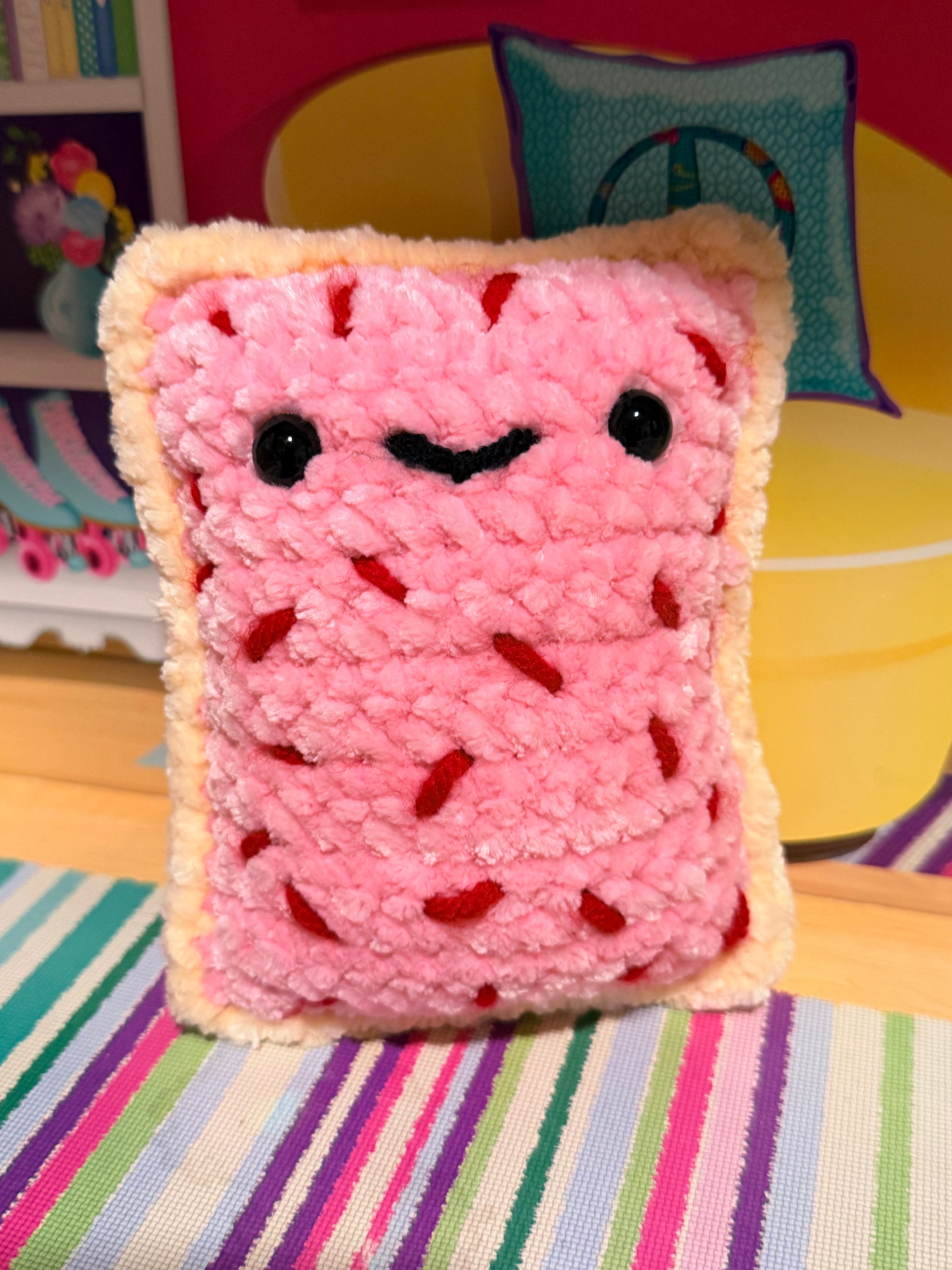 ✨ Cozy Pop Tart Plushie | Optional Keychain
