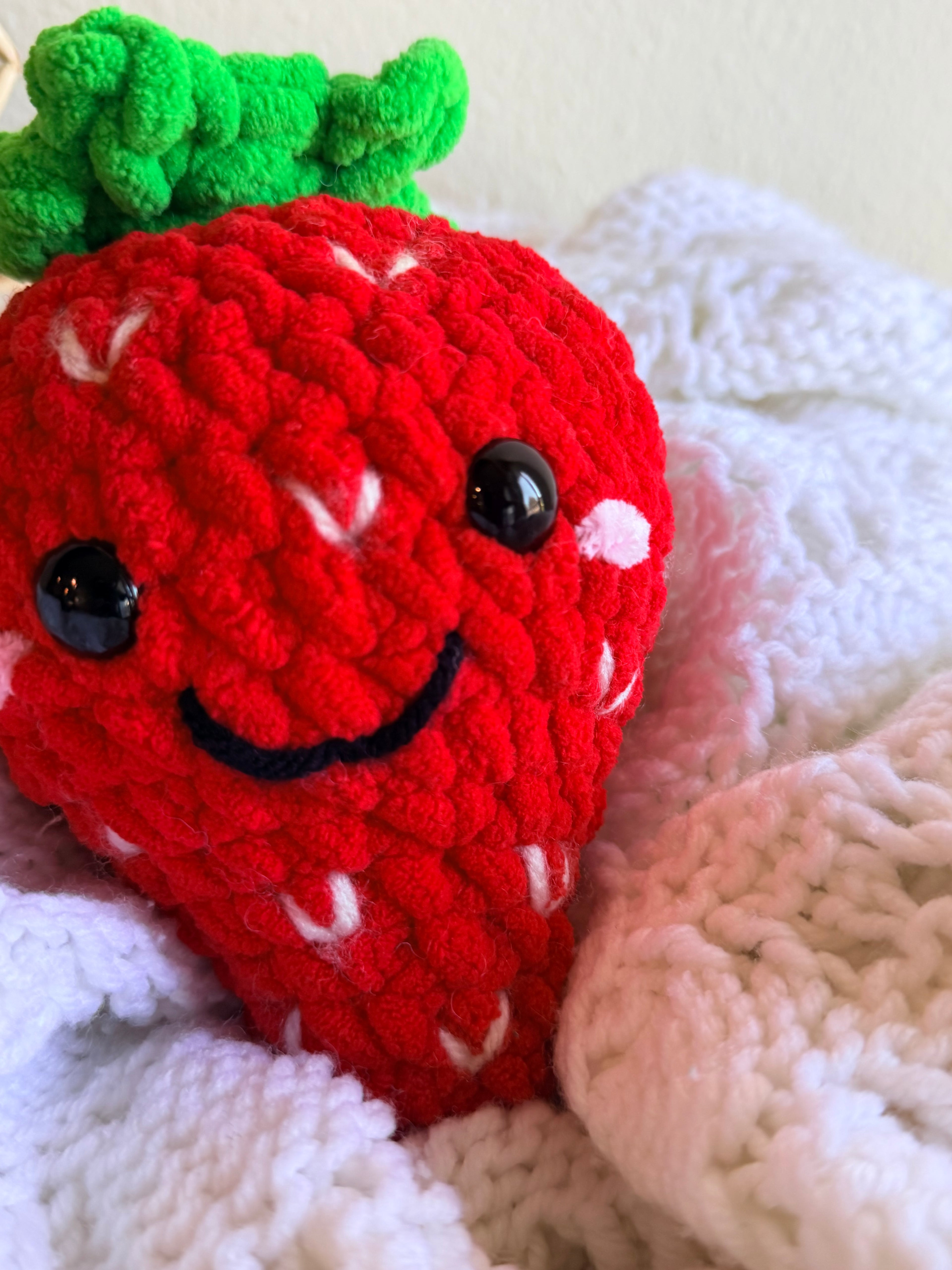 Berry Sweet Strawberry Plush 🍓✨