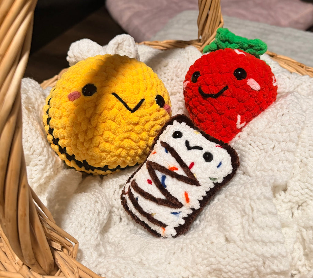 ✨ Cozy Pop Tart Plushie | Optional Keychain