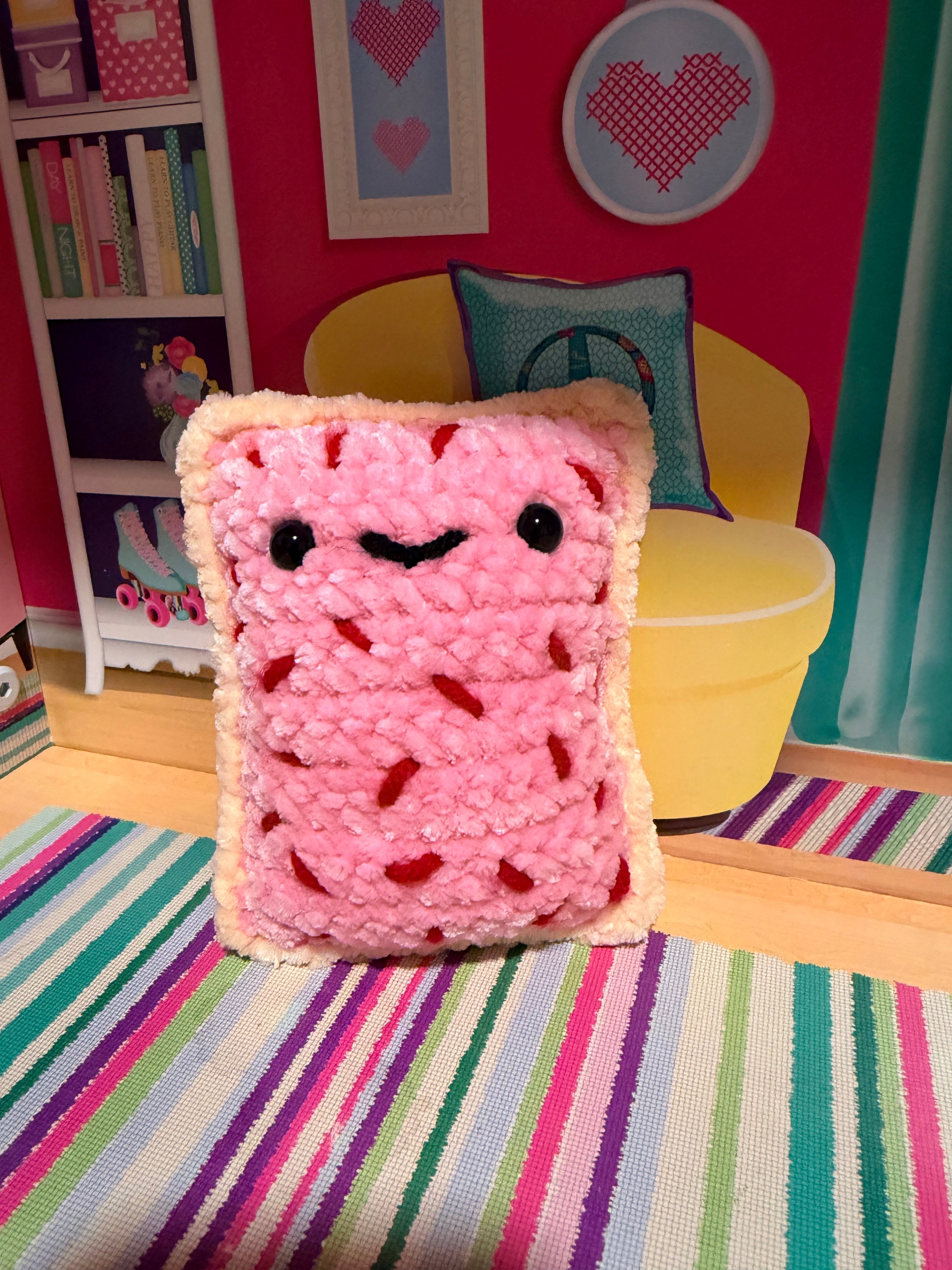 ✨ Cozy Pop Tart Plushie | Optional Keychain