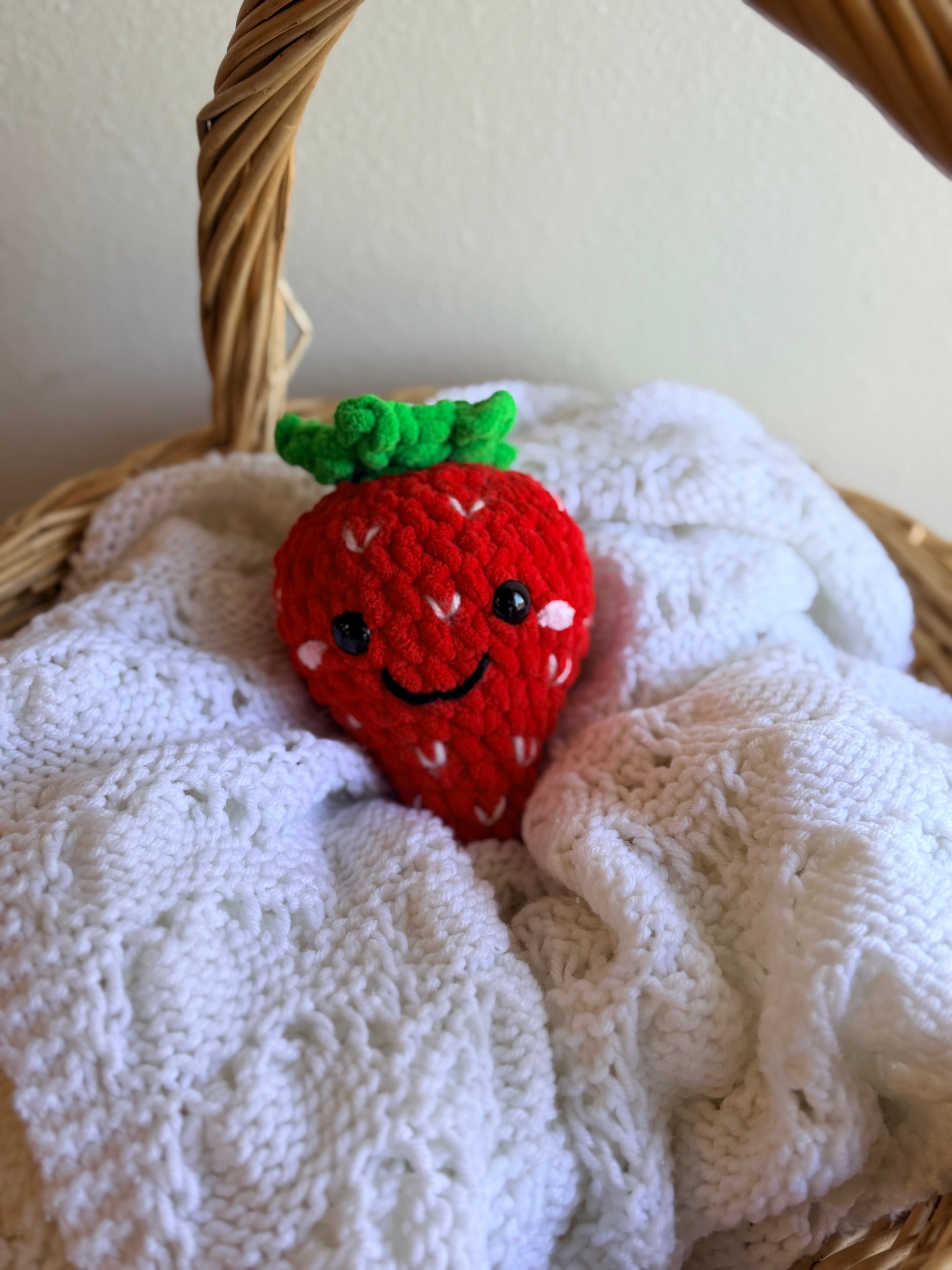Berry Sweet Strawberry Plush 🍓✨